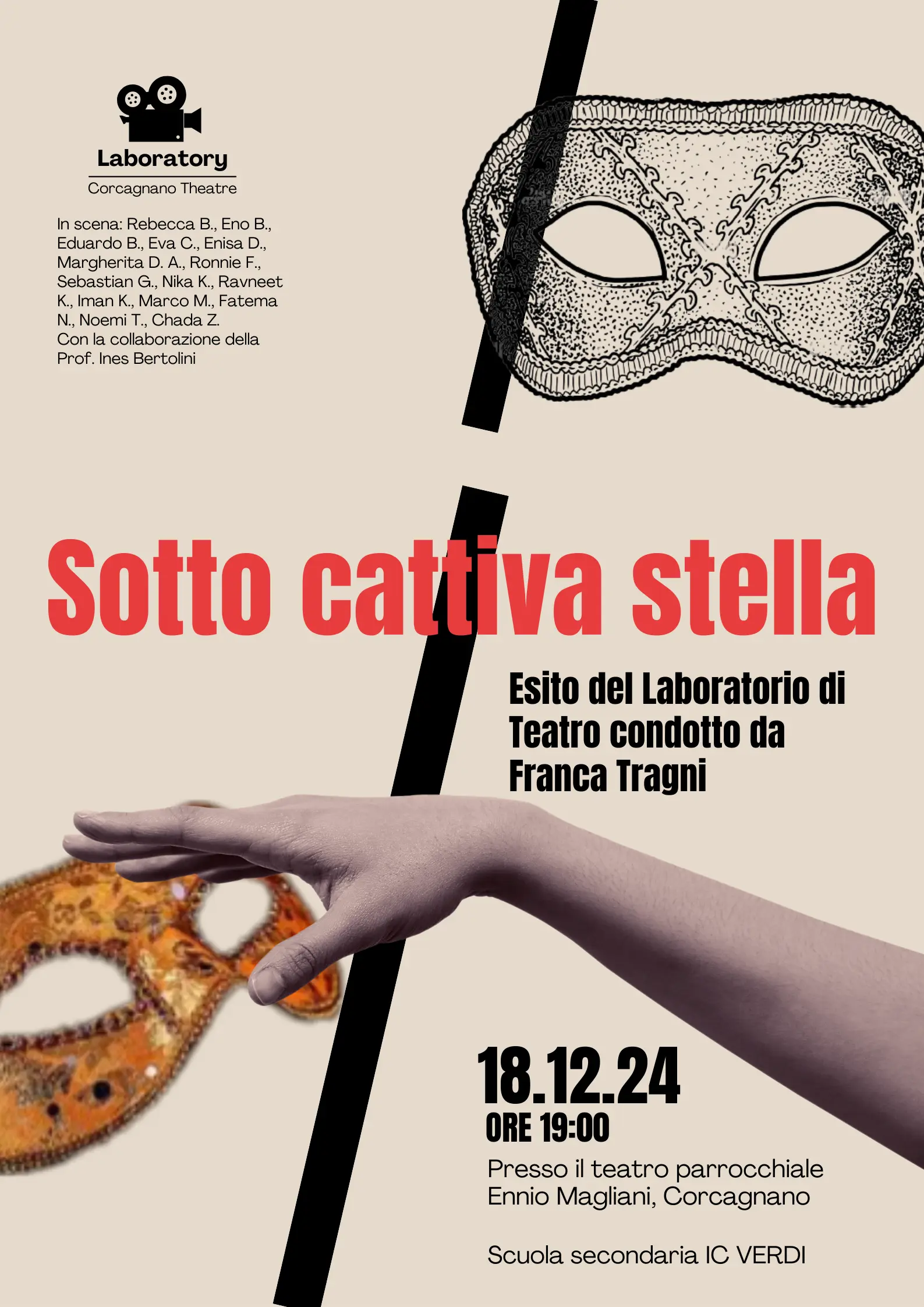 Spettacolo teatrale SOTTO CATTIVA STELLA 18-12-24